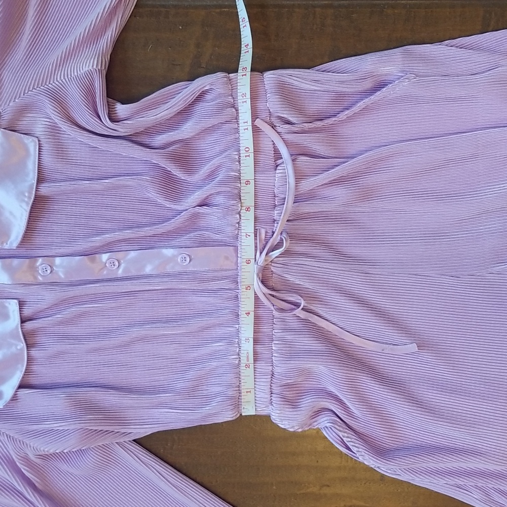 Blue B Light Purple Long Sleeve Romper - Picture 6 of 11